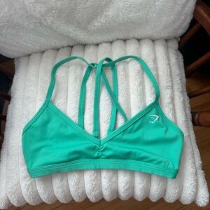 Gymshark Minimal Sports Bra - Tropic Green